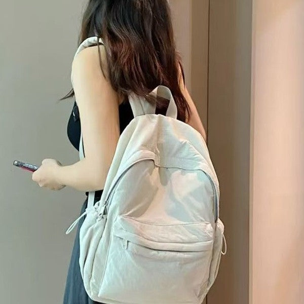 Lightweight Large Capacity Unisex Simple Commute Leisure Backpack