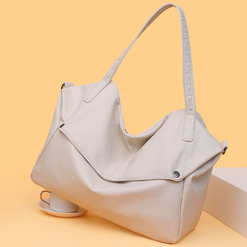 Women's Simple Advanced Texture Large Capacity Tote Bags