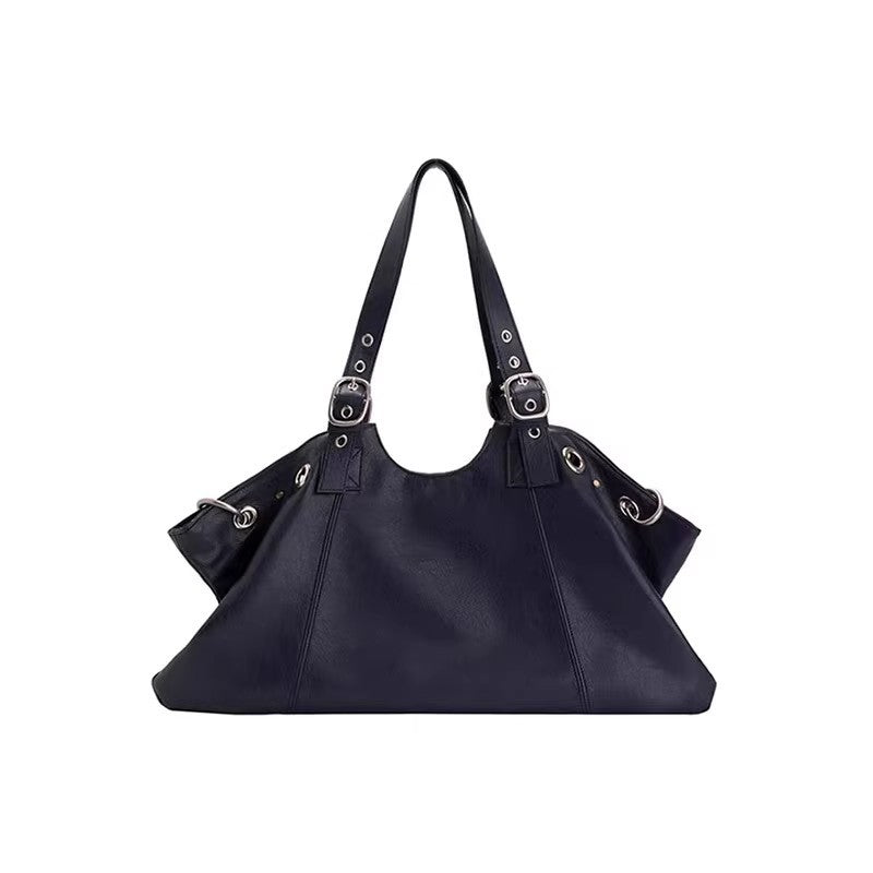 Women's High-grade Sweet Cool Hot Motorcycle Korean Style Large Capacity Commuter Bags