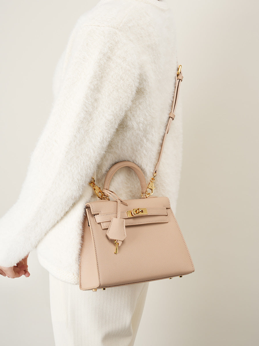 Women's Palm Print Genuine Leather Cali Fashion Bags