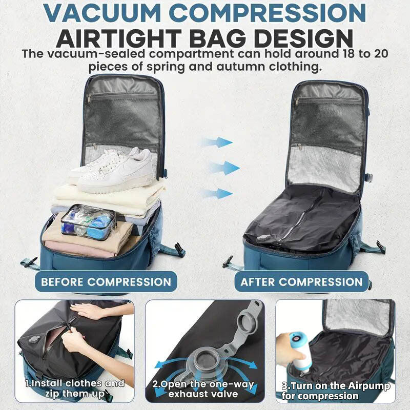 Women's & Men's Large Capacity Compressed Vacuum Airbag Cover Bags