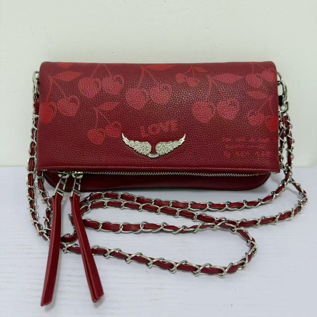 Women's Fashion Black Vintage Luxury Design Women's Messenger Bag