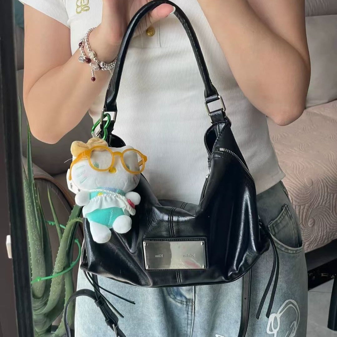 Elegant Women's Niche Dumpling Retro Portable Underarm Bag