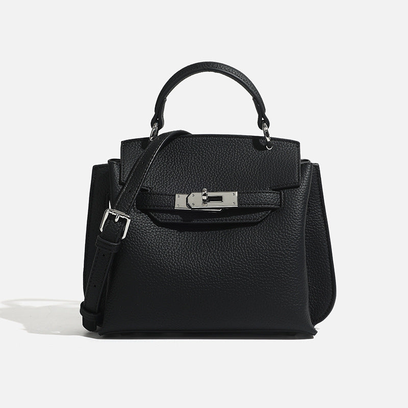 Women's High-grade Kelly Genuine Leather Commuter Fashion Lock
