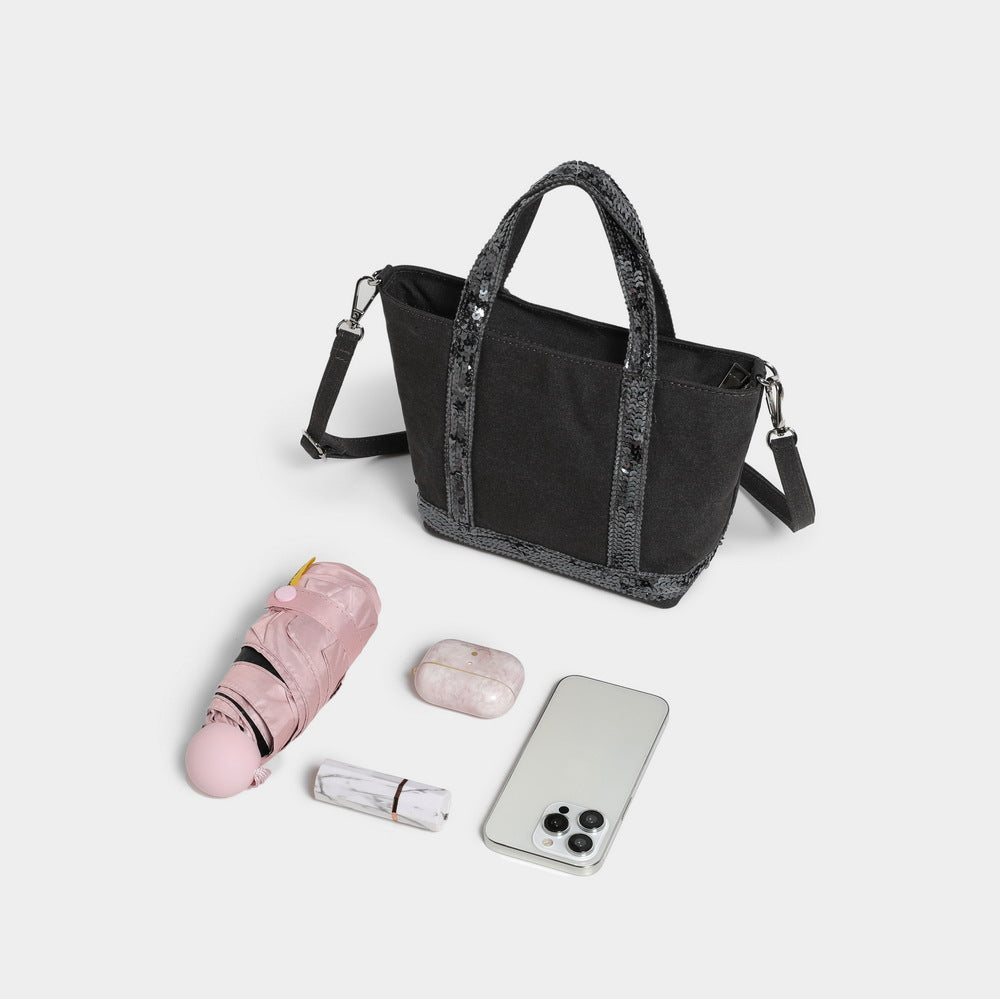 Trendy Women's Personal Leisure Trend Canvas Handbags