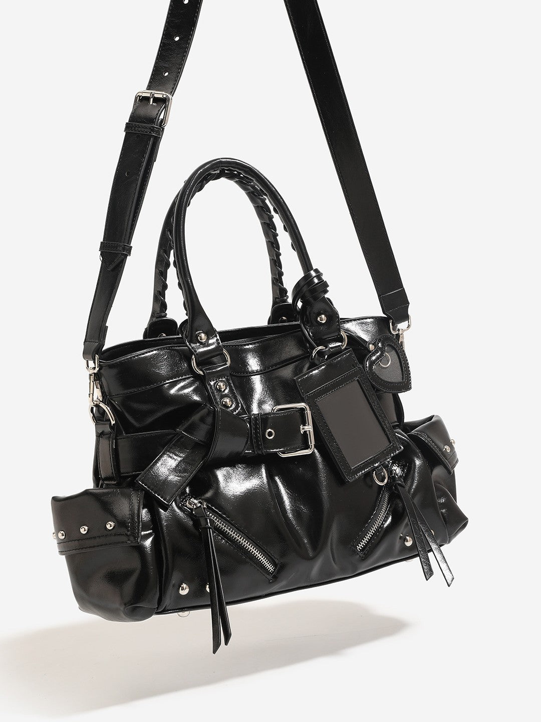 Rivet Hot Fan Bike Packet Retro Minority Design Large Tote Bag