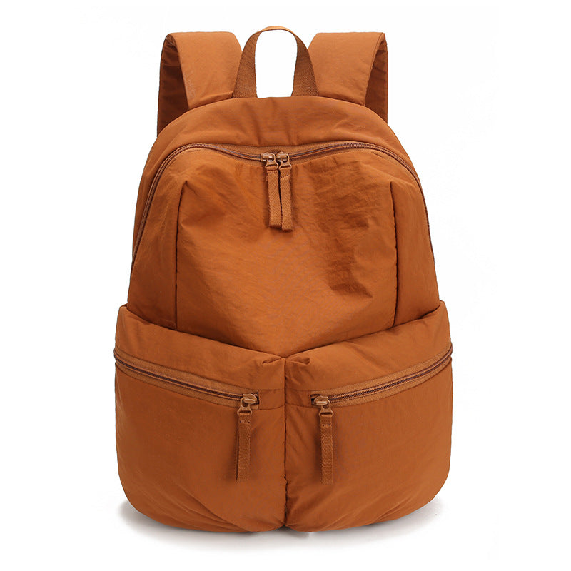 Women's Simple College Nylon Cloth Outing For Leisure Backpack