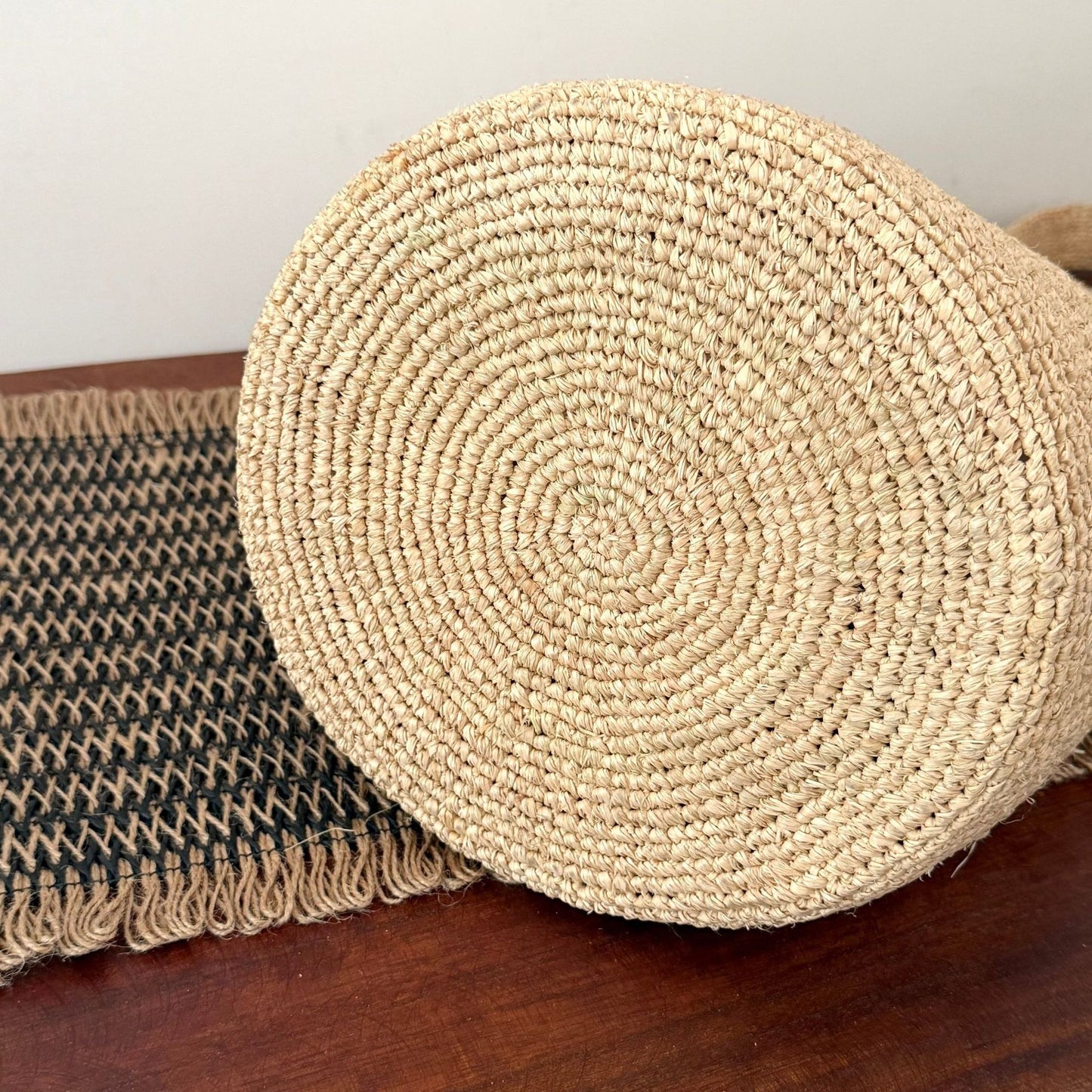 Korean Style Holiday Raffia Woven Straw Women's Handbag
