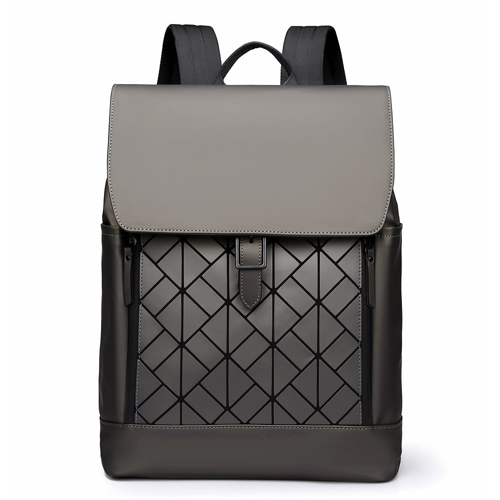 Men's Rhombus Laser Fashionable Commuter Computer Women's Messenger Bag