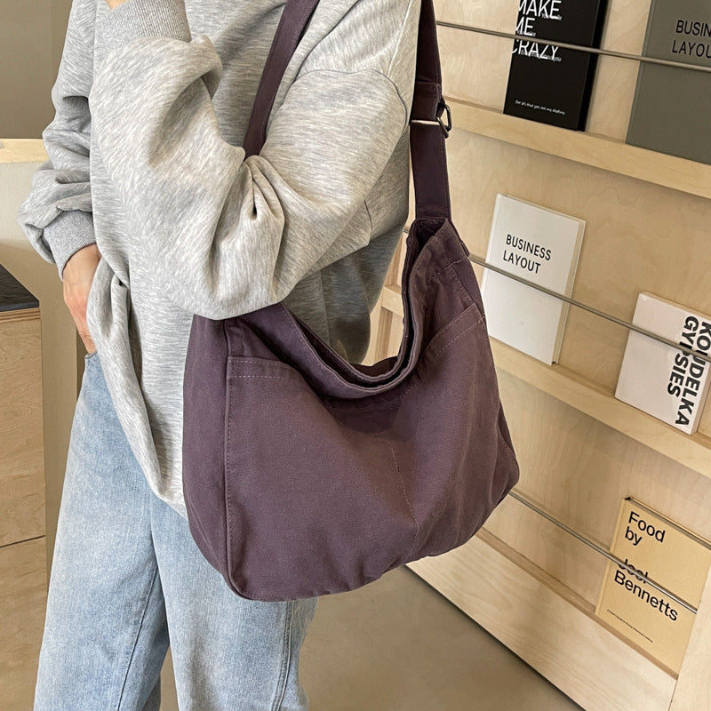 Women's Large Capacity Leisure Commute Simple Fresh High-grade Women's Messenger Bag