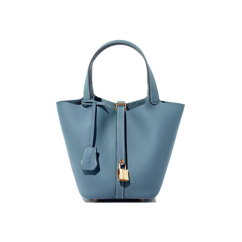 Women's Vegetable Basket Summer Imported Cowhide Handbags
