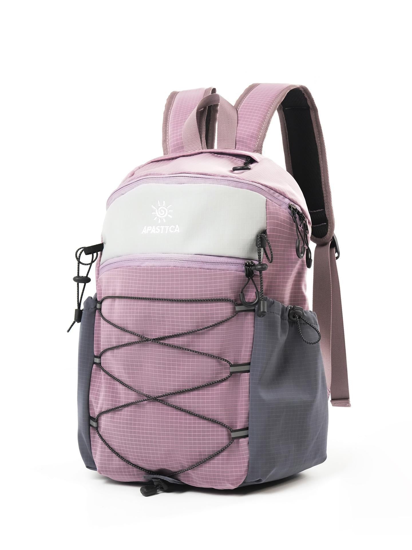 Soft Feeling Color Collision Design Hiking Backpacks