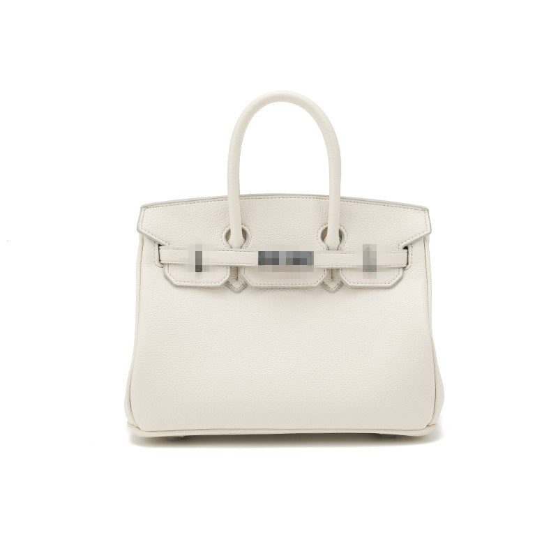 Women's Fashion Satine Litchi Pattern Large Capacity Women's Handbag