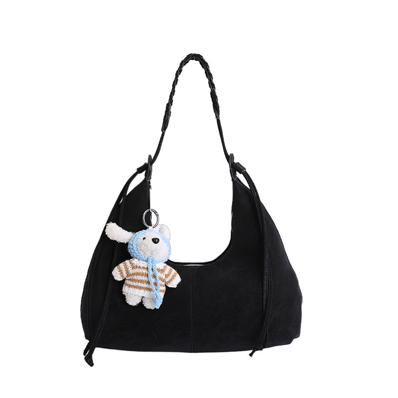 Women's Korean Style Fashion Large Capacity Summer Simple Underarm Bags
