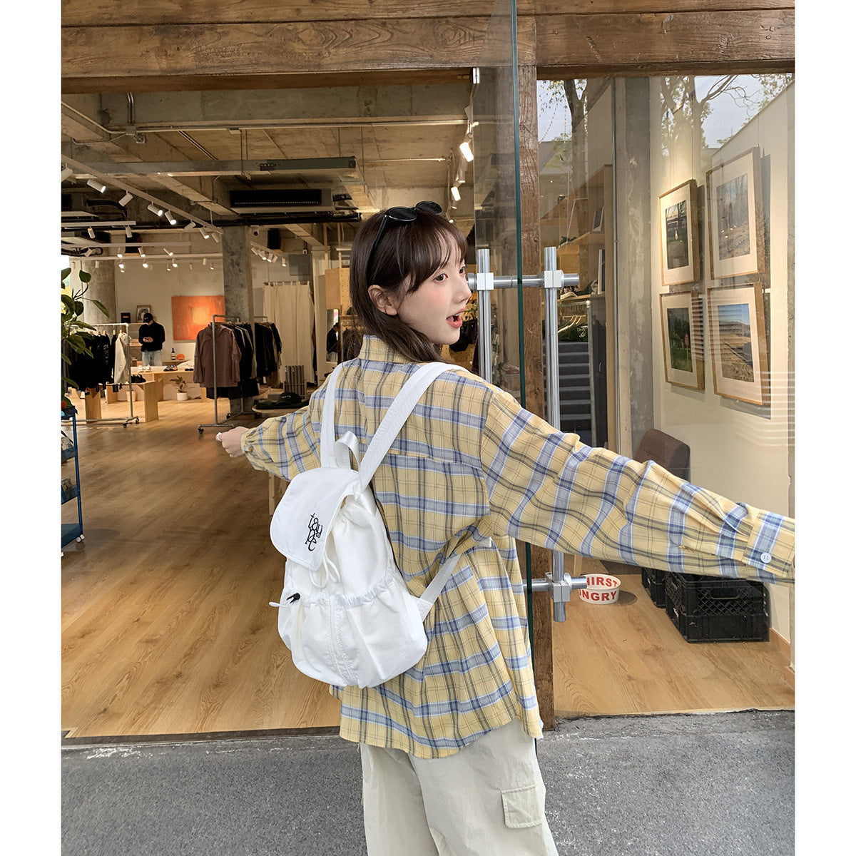 Women's Korean Spring Fashion Street Large Capacity Backpacks