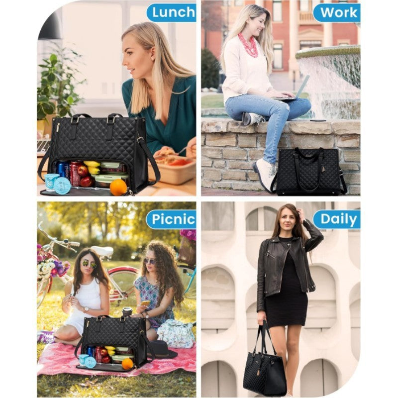 Women's Lunch Combination Large Thermal Insulation Box Women's Shoulder Bag