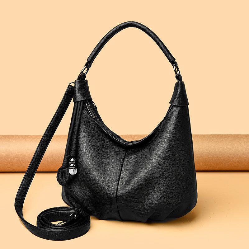Women's Simple Hobo Korean Style Big Women's Shoulder Bag