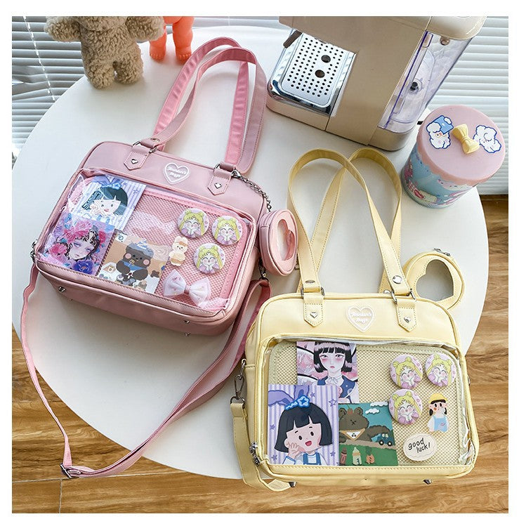 College Comic Show Millet Transparent Bar Board Bags