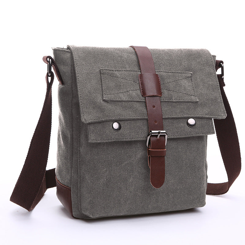 New Men's Vintage Canvas Large Capacity Men's Messenger Bag