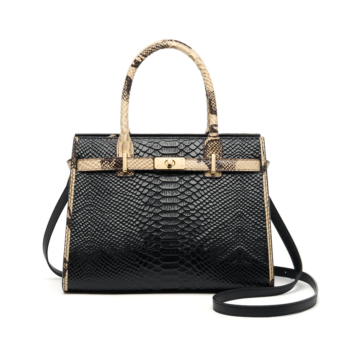 Women's Pure Cowhide Commuter Leather Saddle Formal Women's Messenger Bag