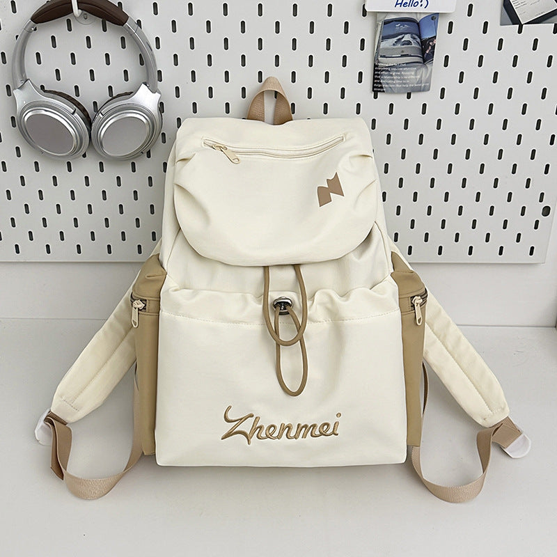 Women's Solid Color Simple Drawstring Out Bags