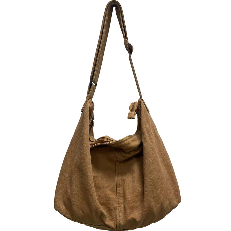 Women's Simple Art Retro Trendy Washed Canvas Bags