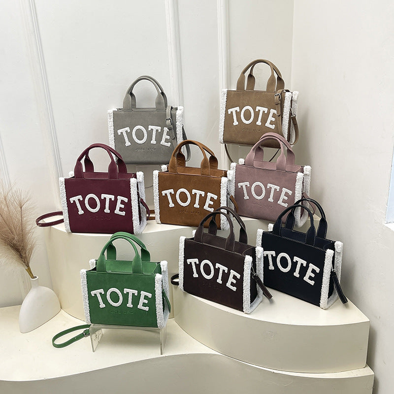 Pretty Classic Slouchy Letter Temperament Wild Women's Shoulder Bag
