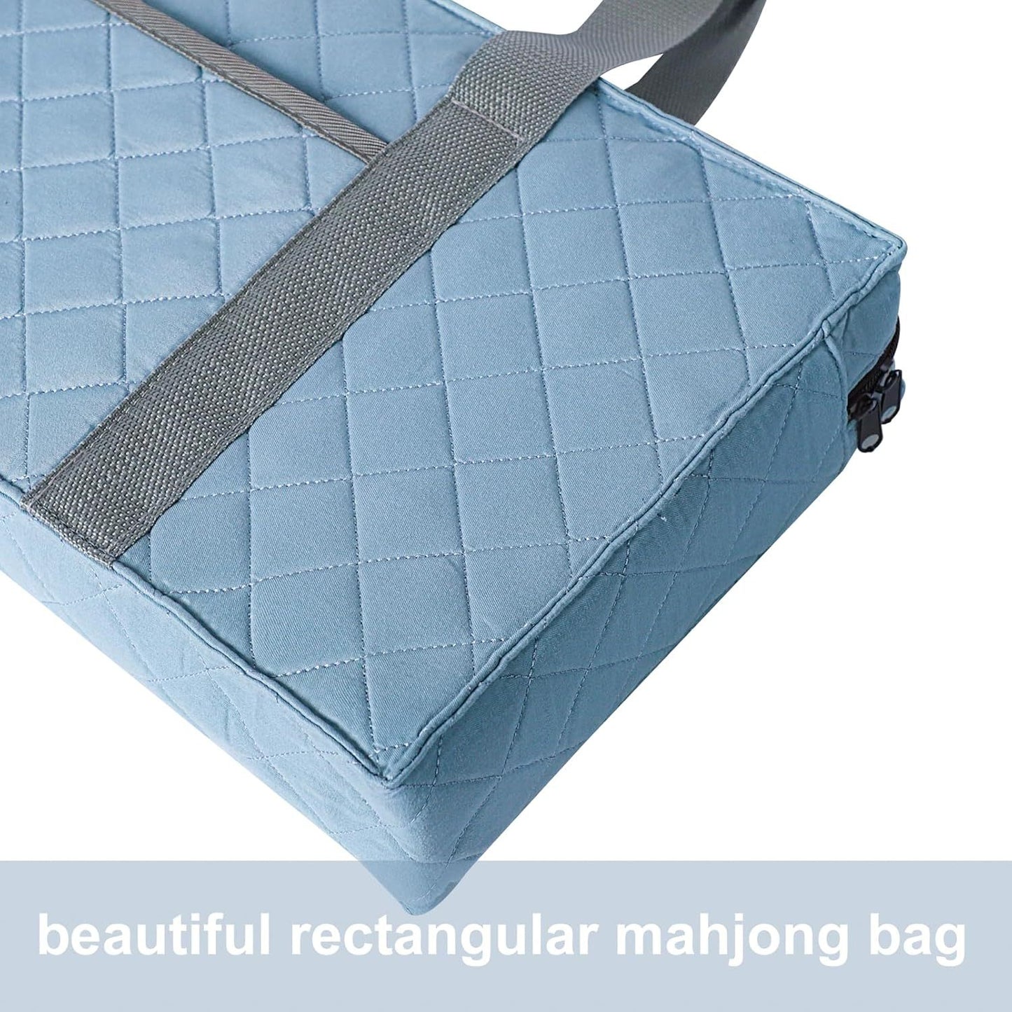 Diamond Grid Set Mahjong Storage Large Capacity Makeup Bag
