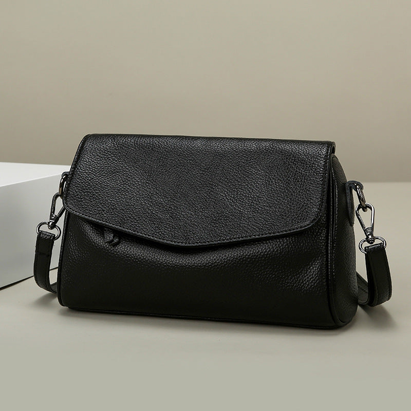 Women's Genuine Leather Fashion Large Capacity Pillow Women's Messenger Bag
