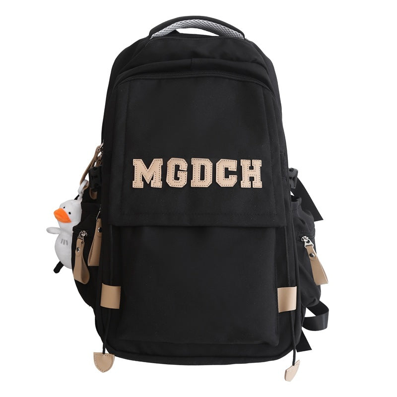 Women's & Men's Large Capacity Junior High Burden Reduction Leisure Backpack