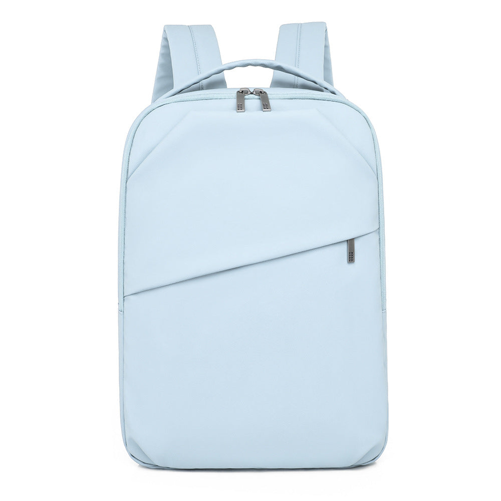 Women's Waterproof Derm Solid Color Commuter Business Backpack