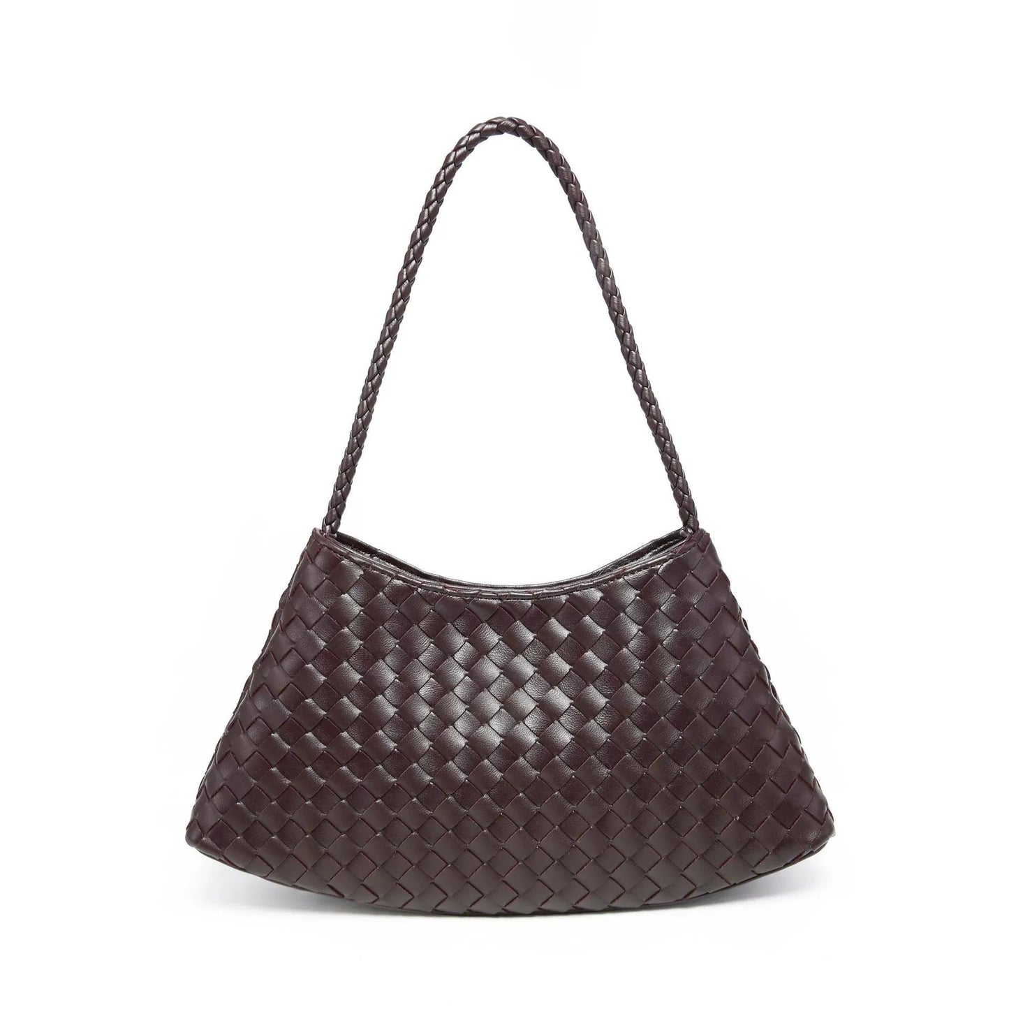 Women's Summer Niche Design Woven Large Capacity French Canvas Lazy Underarm Bag