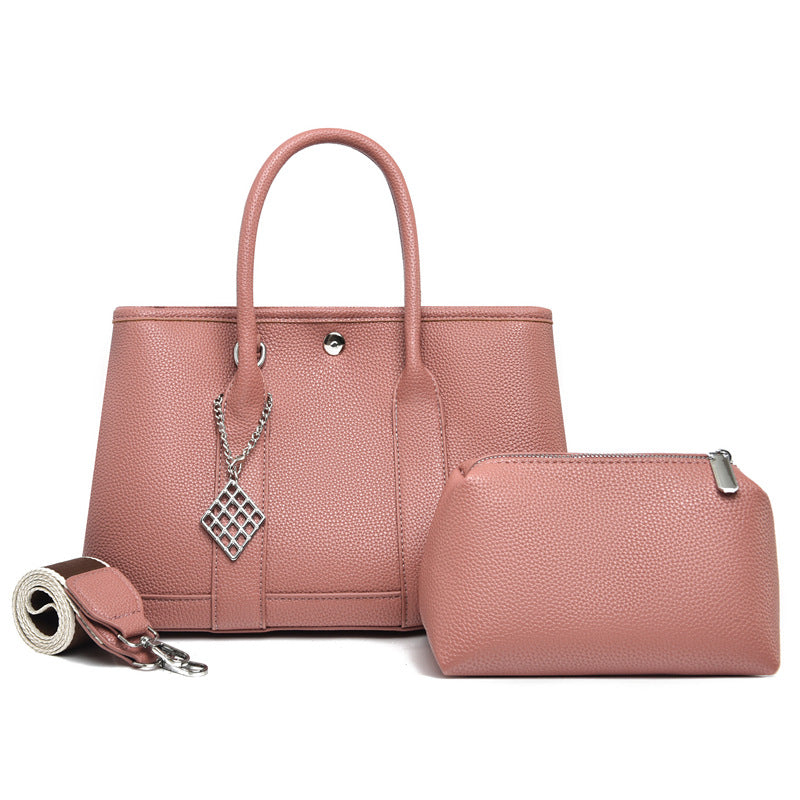 Women's Simple Vintage Wide Strap Large Capacity Women's Messenger Bag