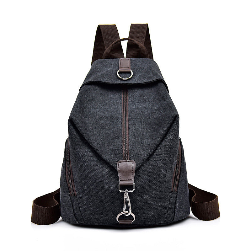 Women's Canvas Fashion Korean Style Large Capacity Women's Backpack