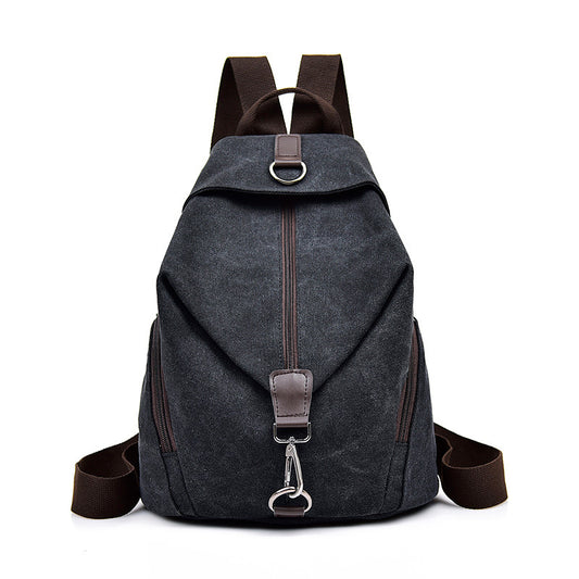 Women's Canvas Fashion Korean Style Large Capacity Women's Backpack