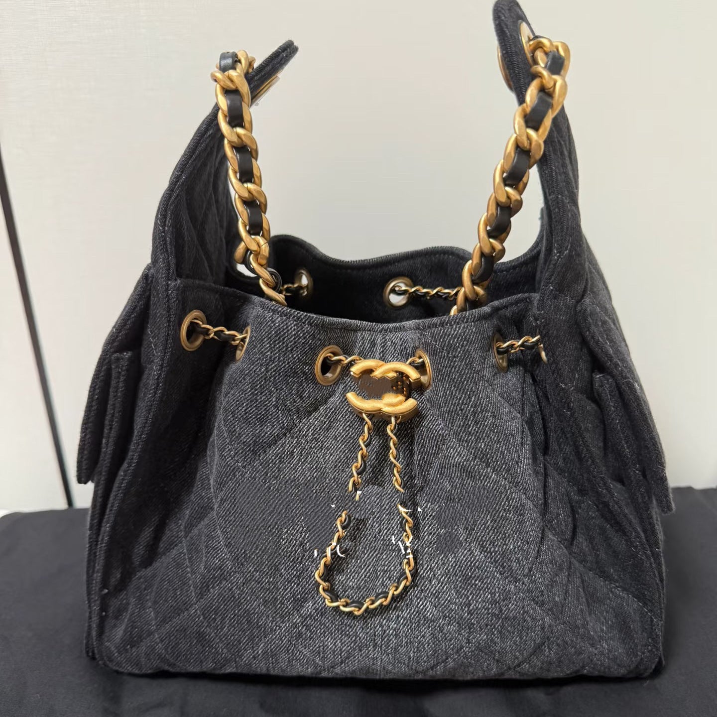 Graceful Denim Fashion Chip High Version Bags