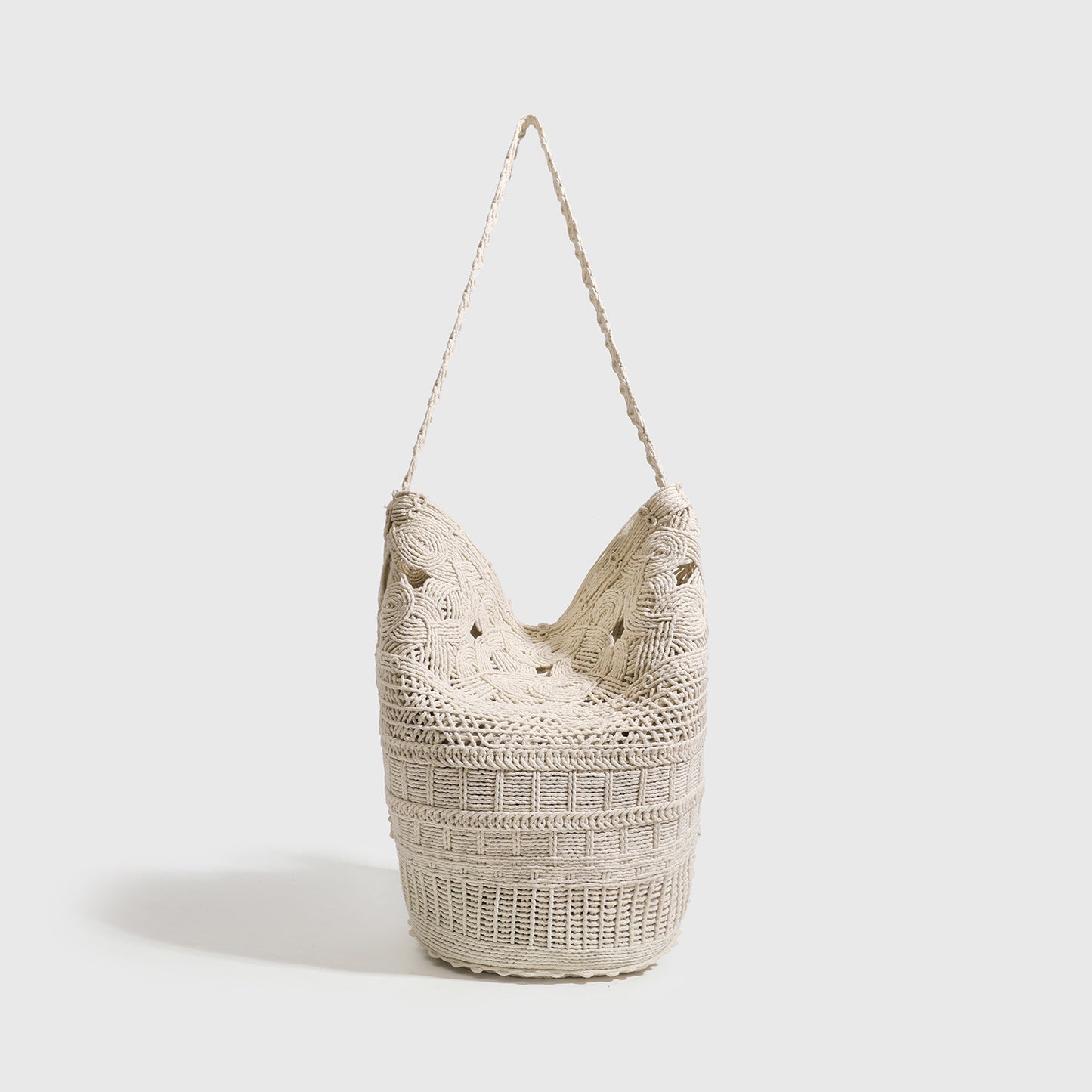 Women's Handmade Crocheted Large Vintage Summer Capacity Versatile Women's Handbag