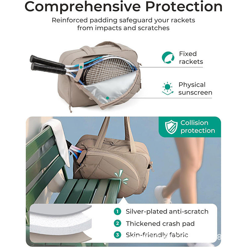 Women's & Men's Tennis Stylish Portable Badminton Fashion Tote Bag