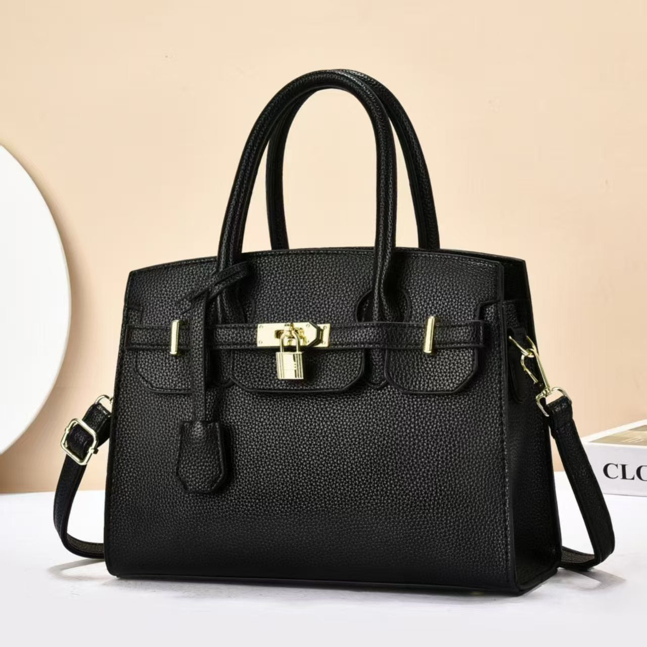 Women's Pattern Light Luxury Simple Solid Color Texture Advanced Large Capacity Bags
