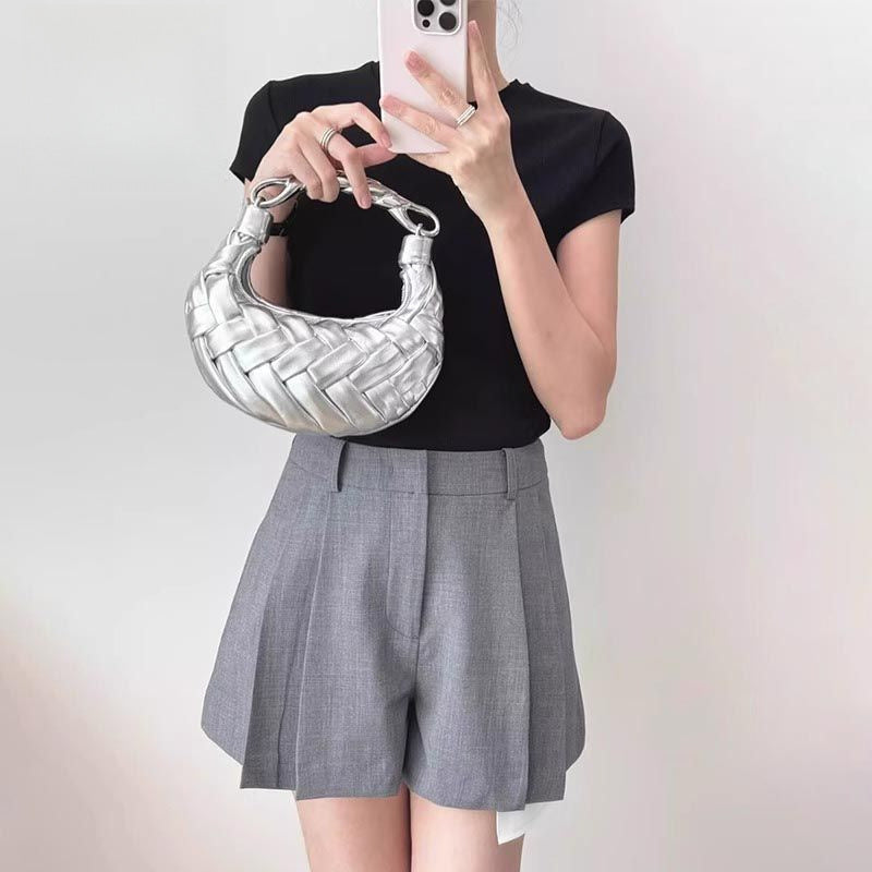 Women's Knitting Versatile Light Luxury Minority Fashion Exquisite Women's Messenger Bag