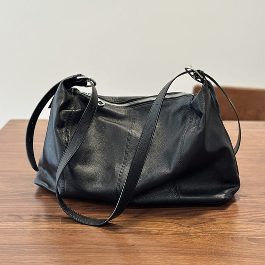 Women's Capacity Genuine Leather Spring High-grade Design First Layer Women's Shoulder Bag