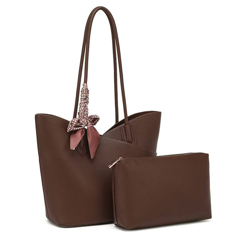Women's Vegetable Basket Underarm Fashion Large Capacity Commuter Son Tote Bag
