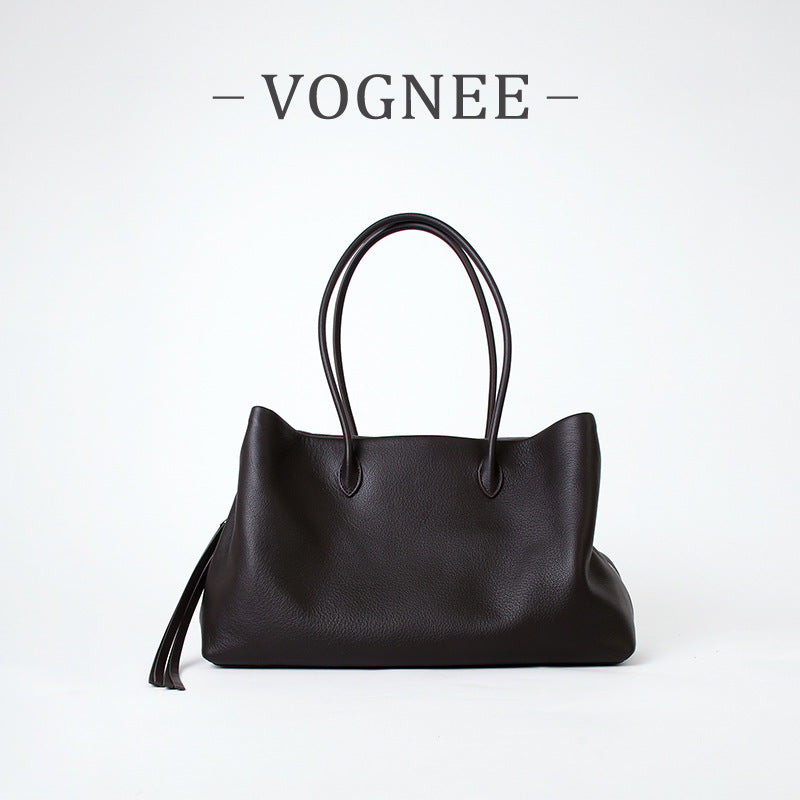 Cattlehide Leather Surface Fashionable Suede Commuter Design Bags