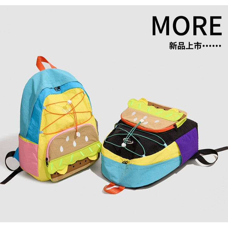 Cute Cartoon For Large Capacity Simple Youthful Leisure Backpack