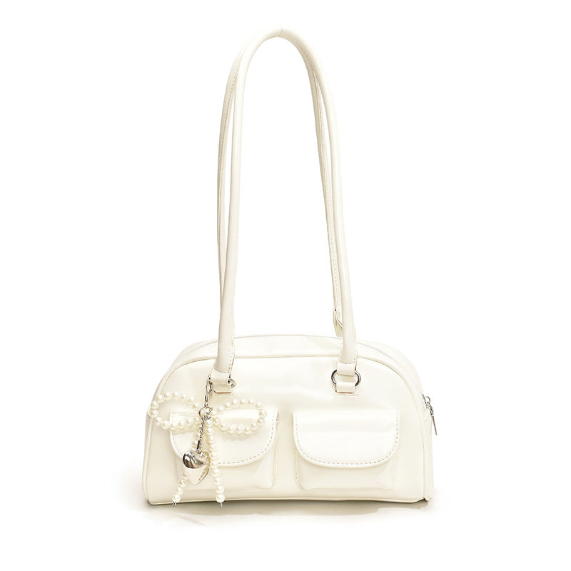 Women's Korean Style Trendy Bow Summer Simple Underarm Bag