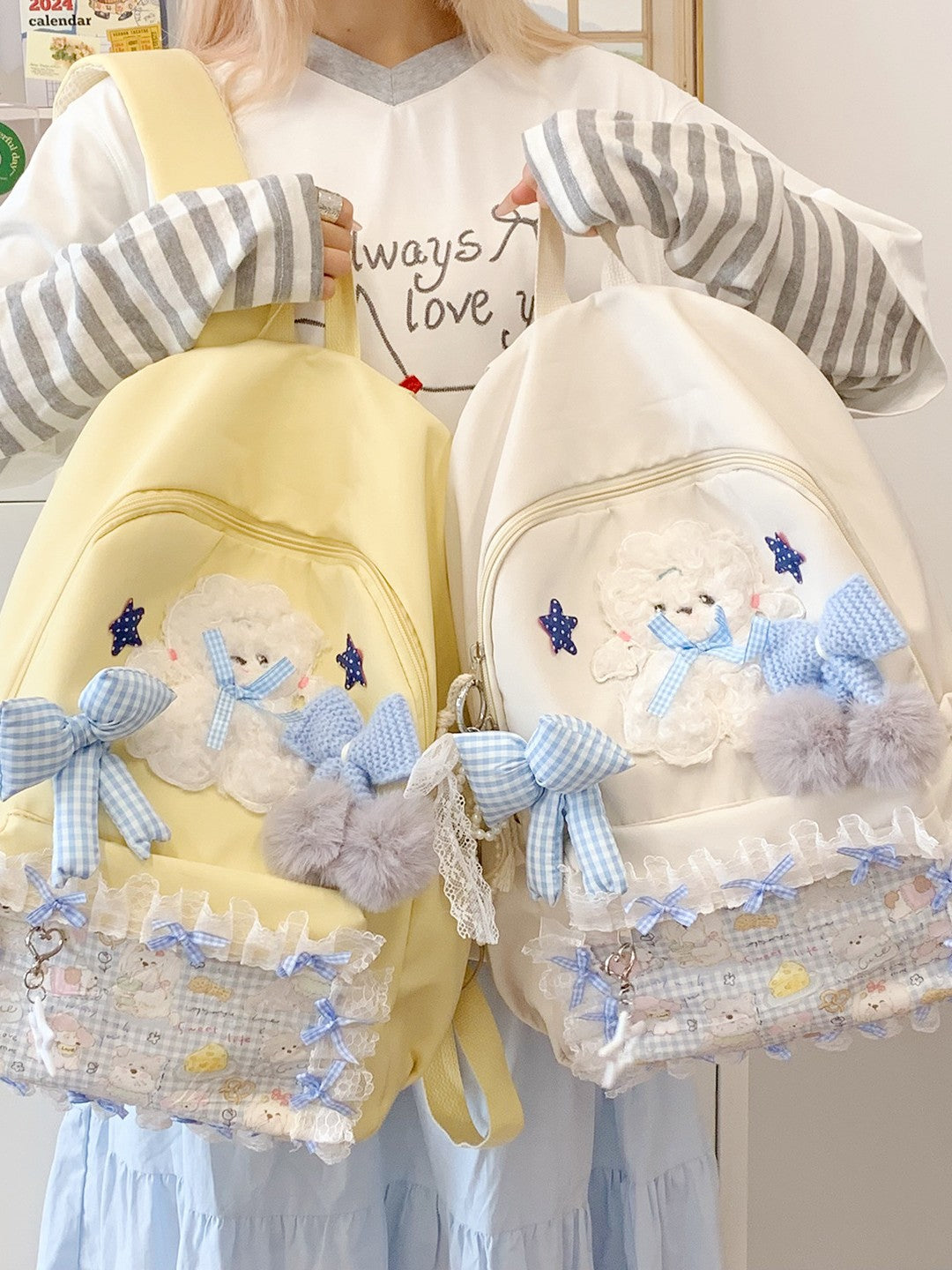 Style Class Milk Sweet Shopping Cute Backpacks