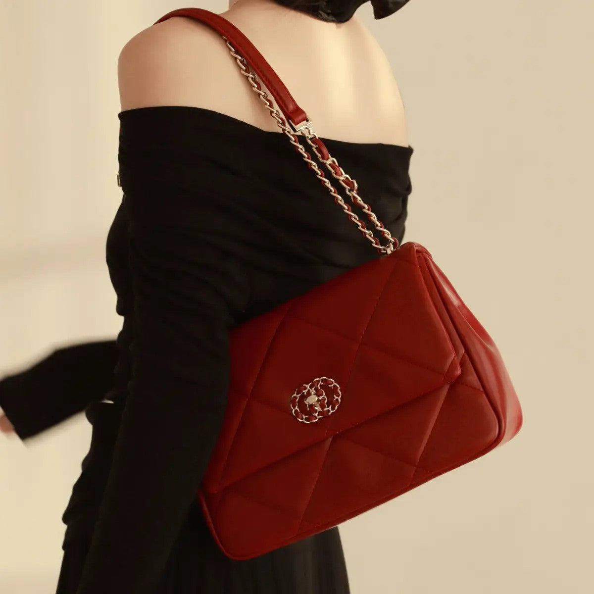 Women's Chain Large Capacity High Sense Wedding Bags