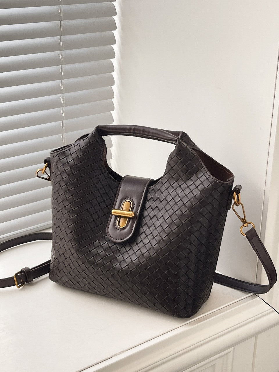 Women's Light Luxury Large Capacity Woven Niche Women's Handbag