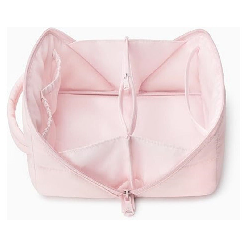 Candy Color Quilted Cotton Bubble Storage Makeup Bag