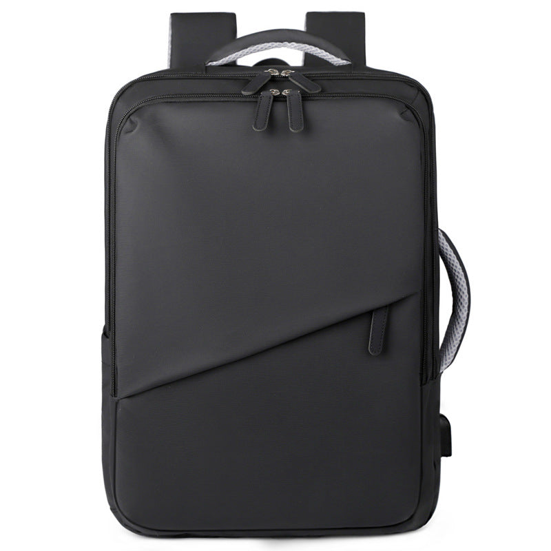 Computer Large Capacity Charging Port Short Business Backpack